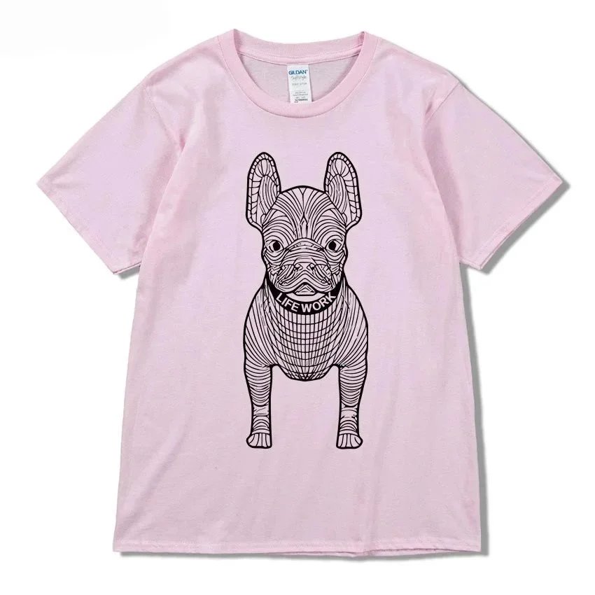 Pink with black text