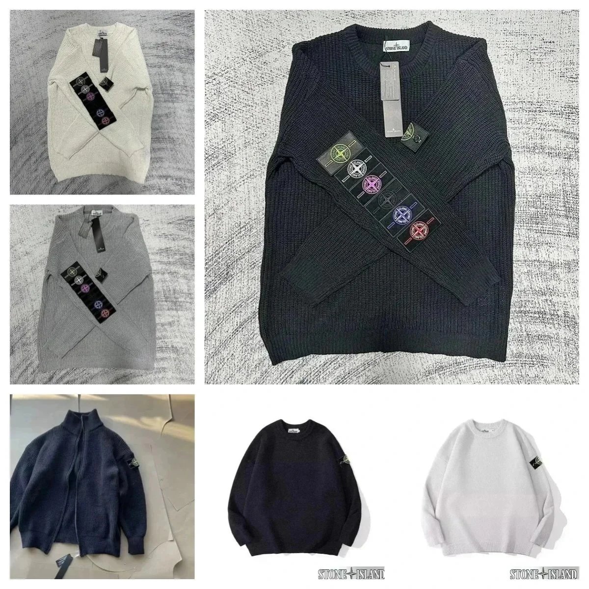 Stone Island Ribbed Knit Sweater - 003855