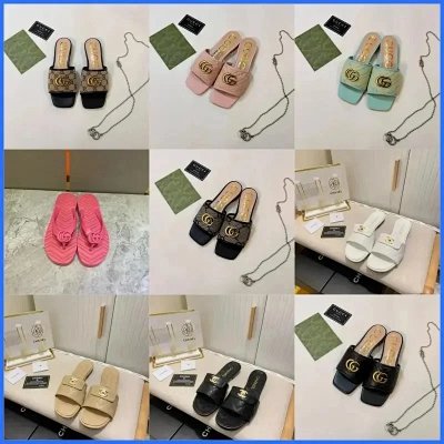 Gucci GG Marmont Slide Sandals [38 styles]