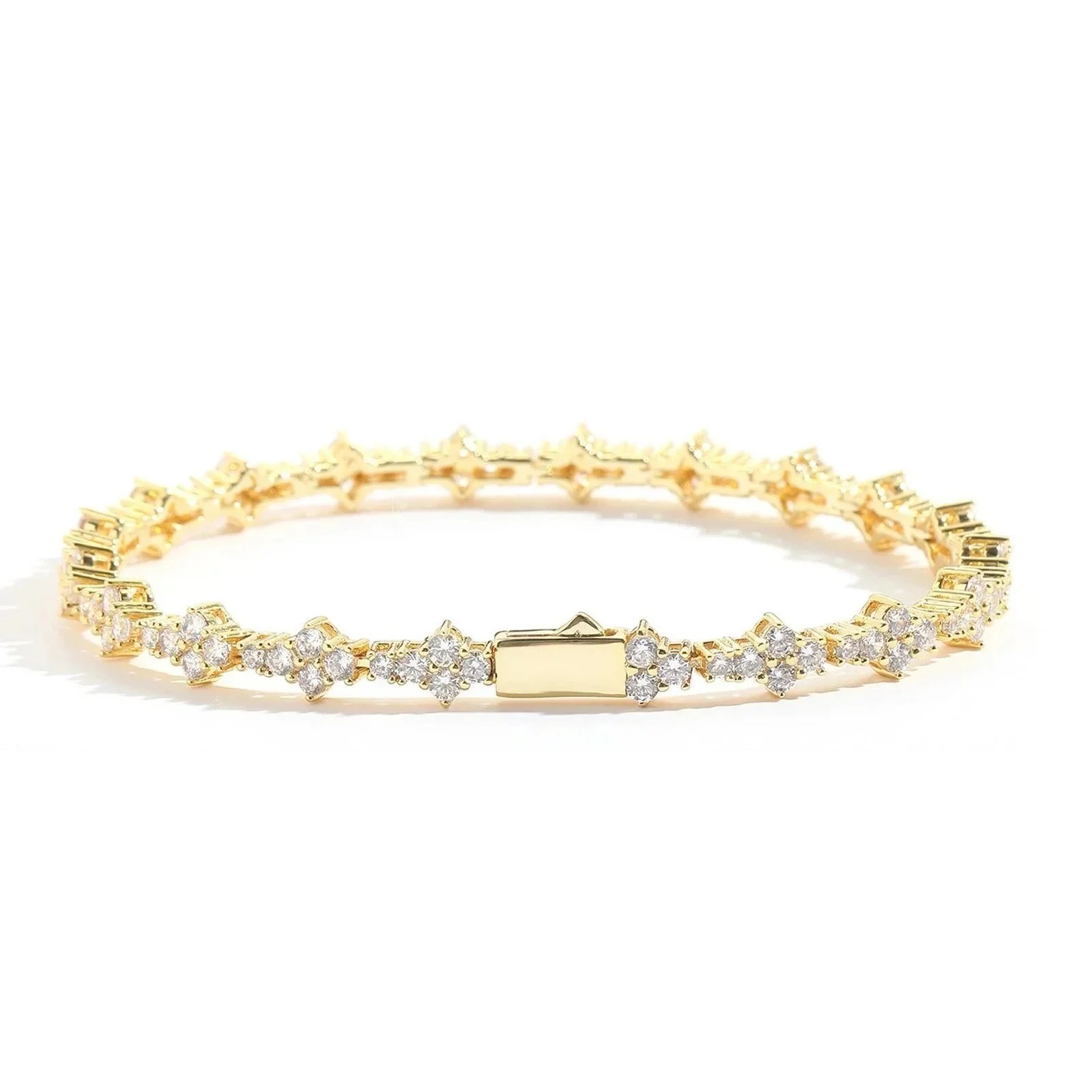 zircon-gold-cross chain