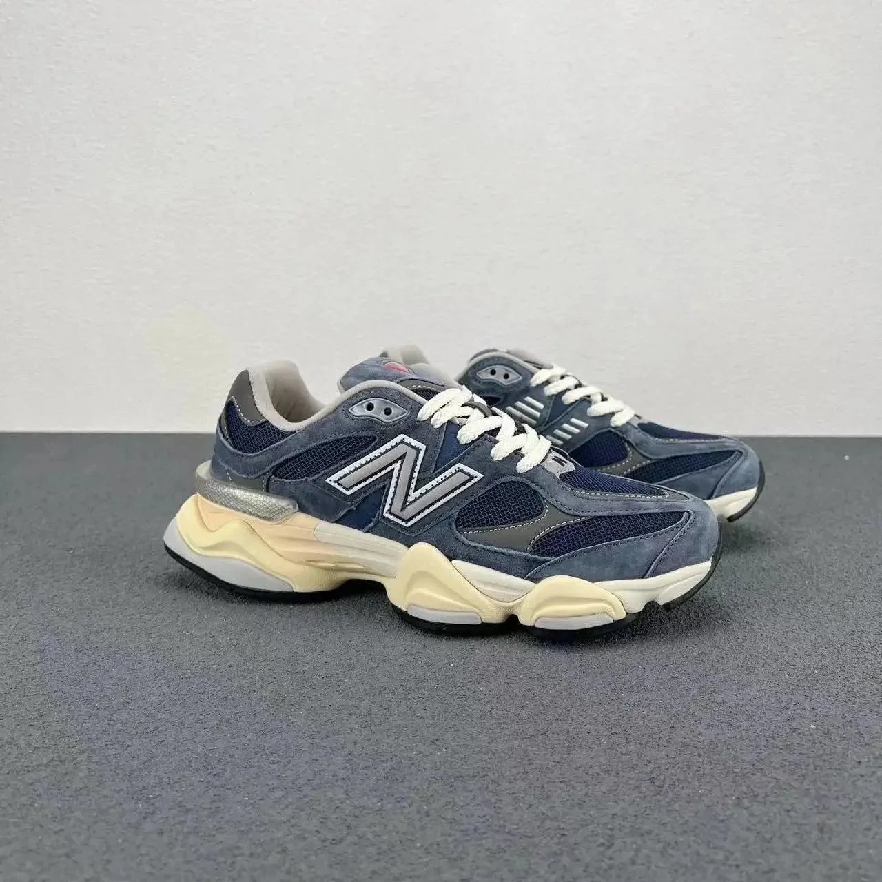 Navy blue, runs one size small