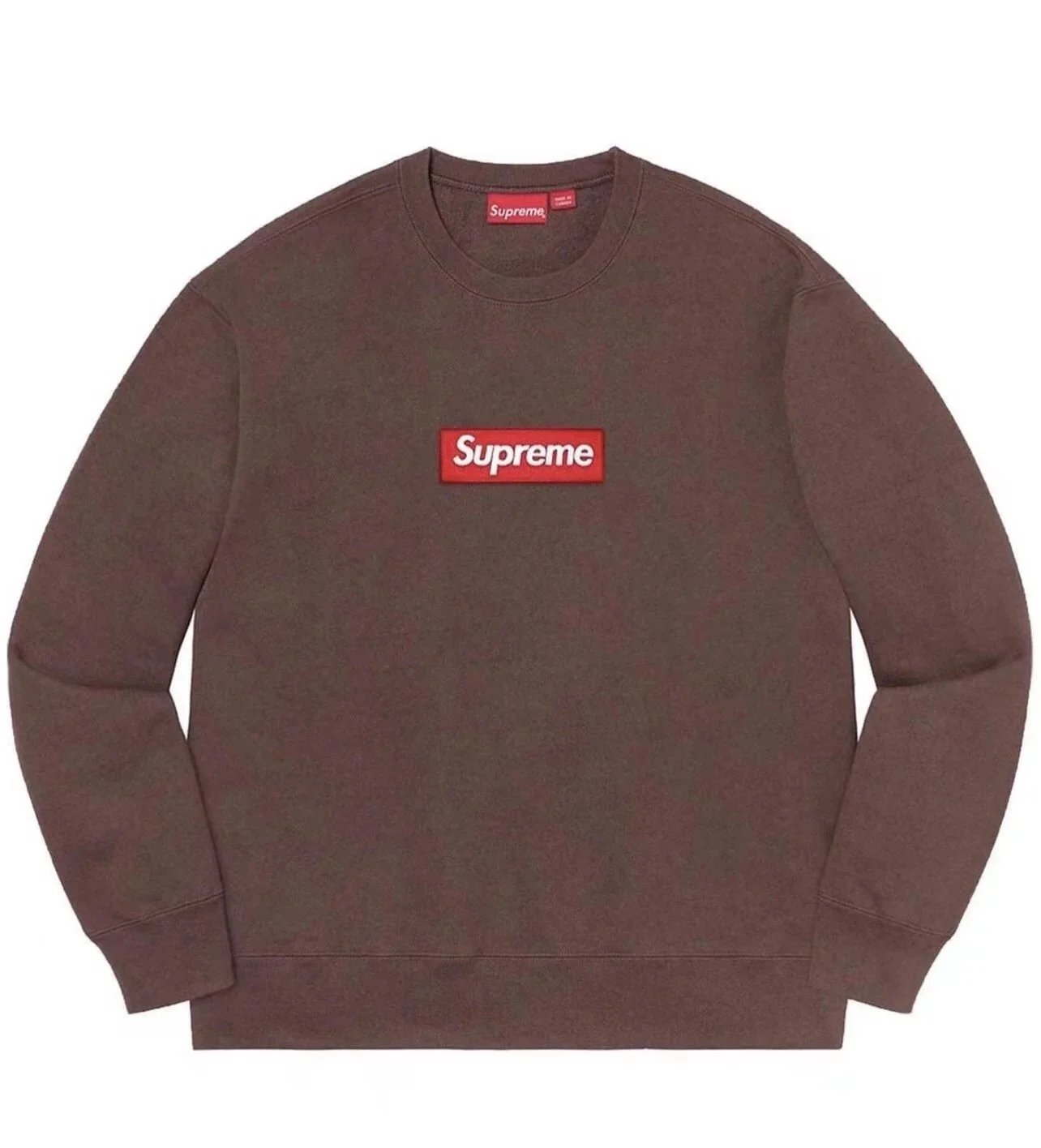 E554 22FW crew-neck brown