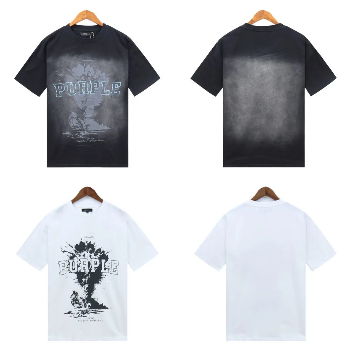 Purple Brand Graphic T-Shirt - 002797