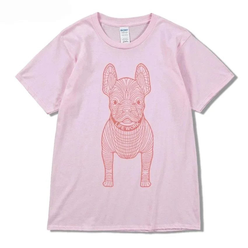 Pink with red letters