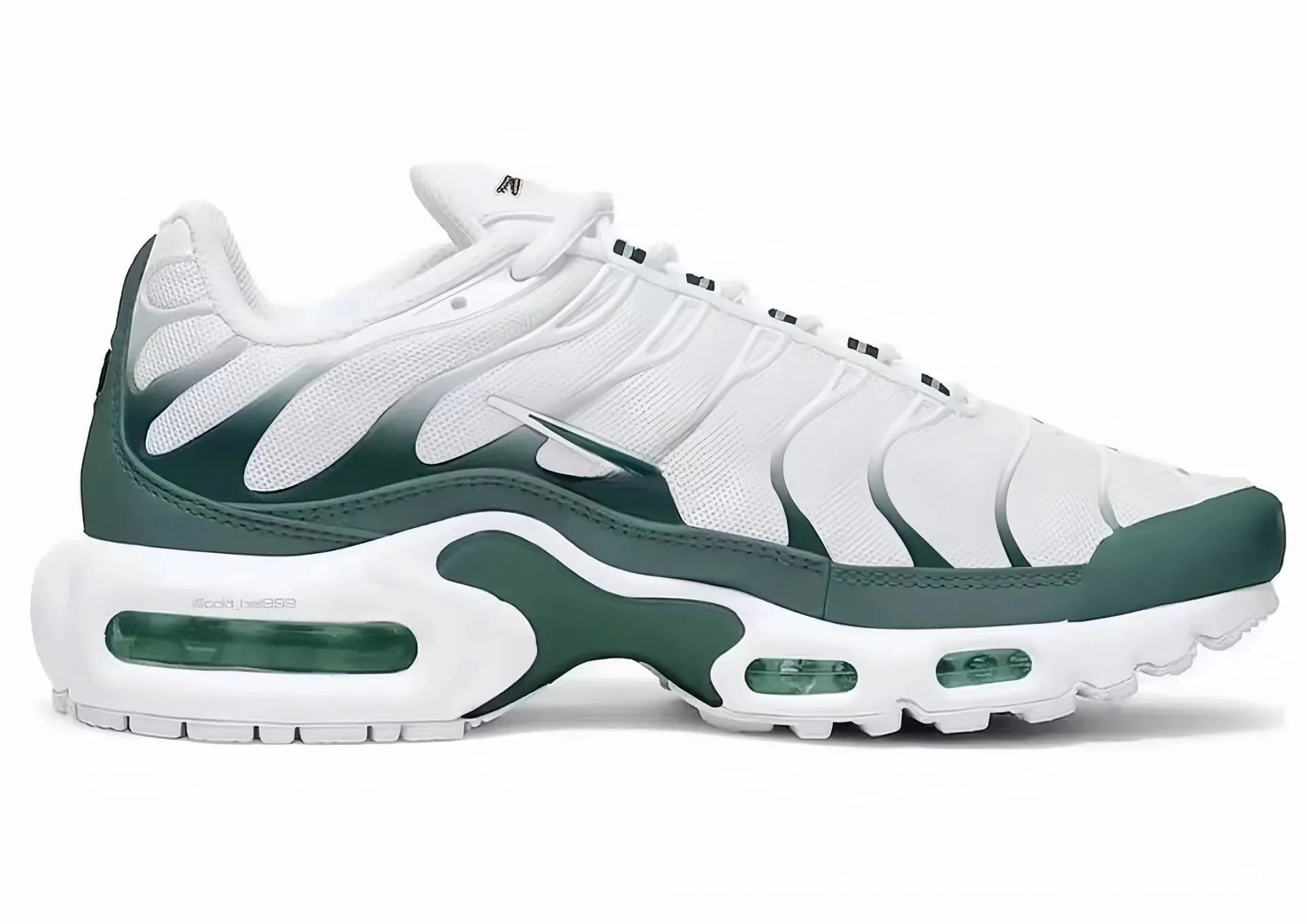 White and green
