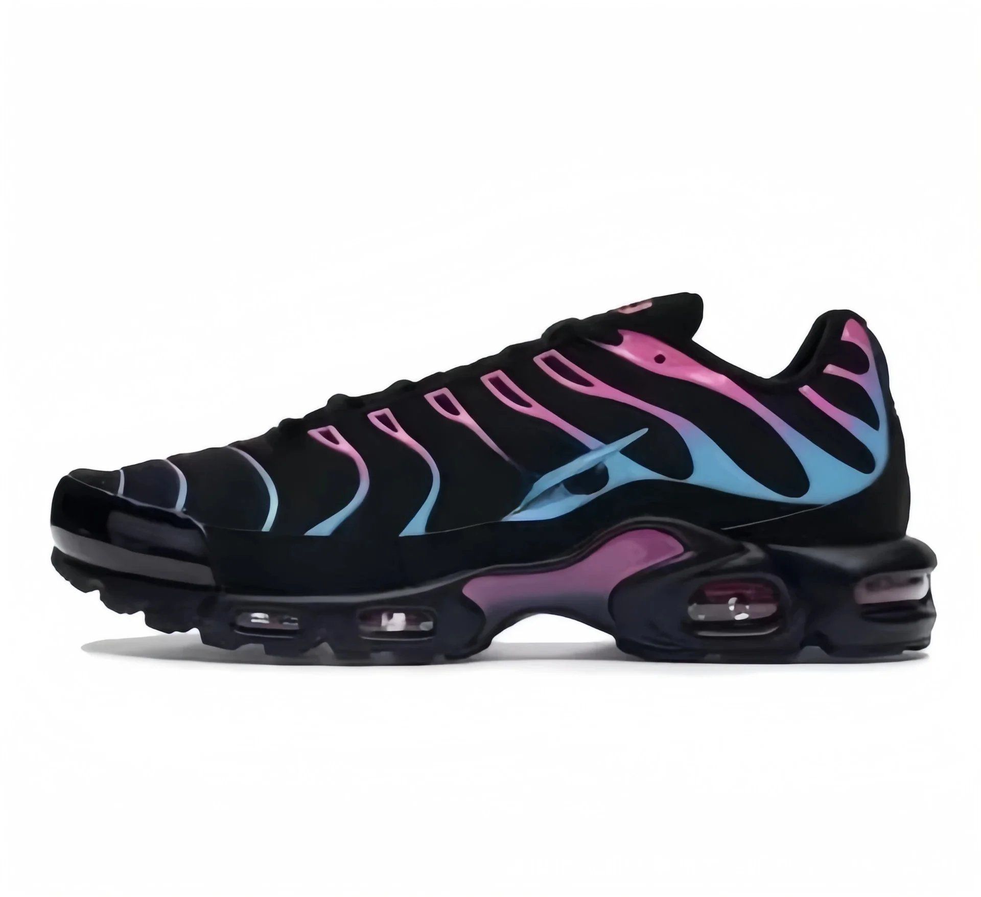 Black purple pink
