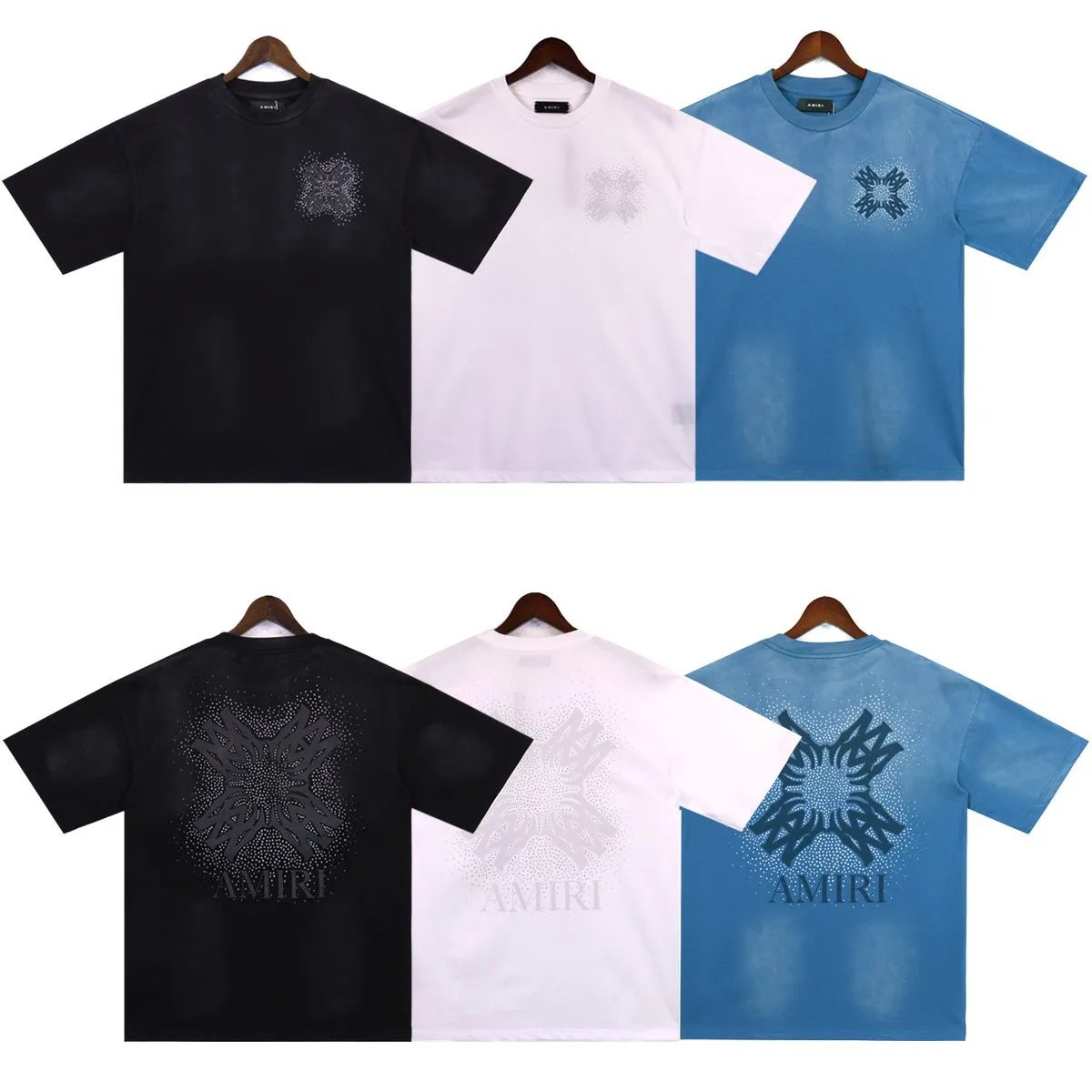 AMIRI Crystal Floral Graphic T-Shirt - 002789