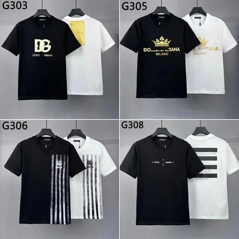 Dolce & Gabbana Logo Graphic T-Shirts - 002861