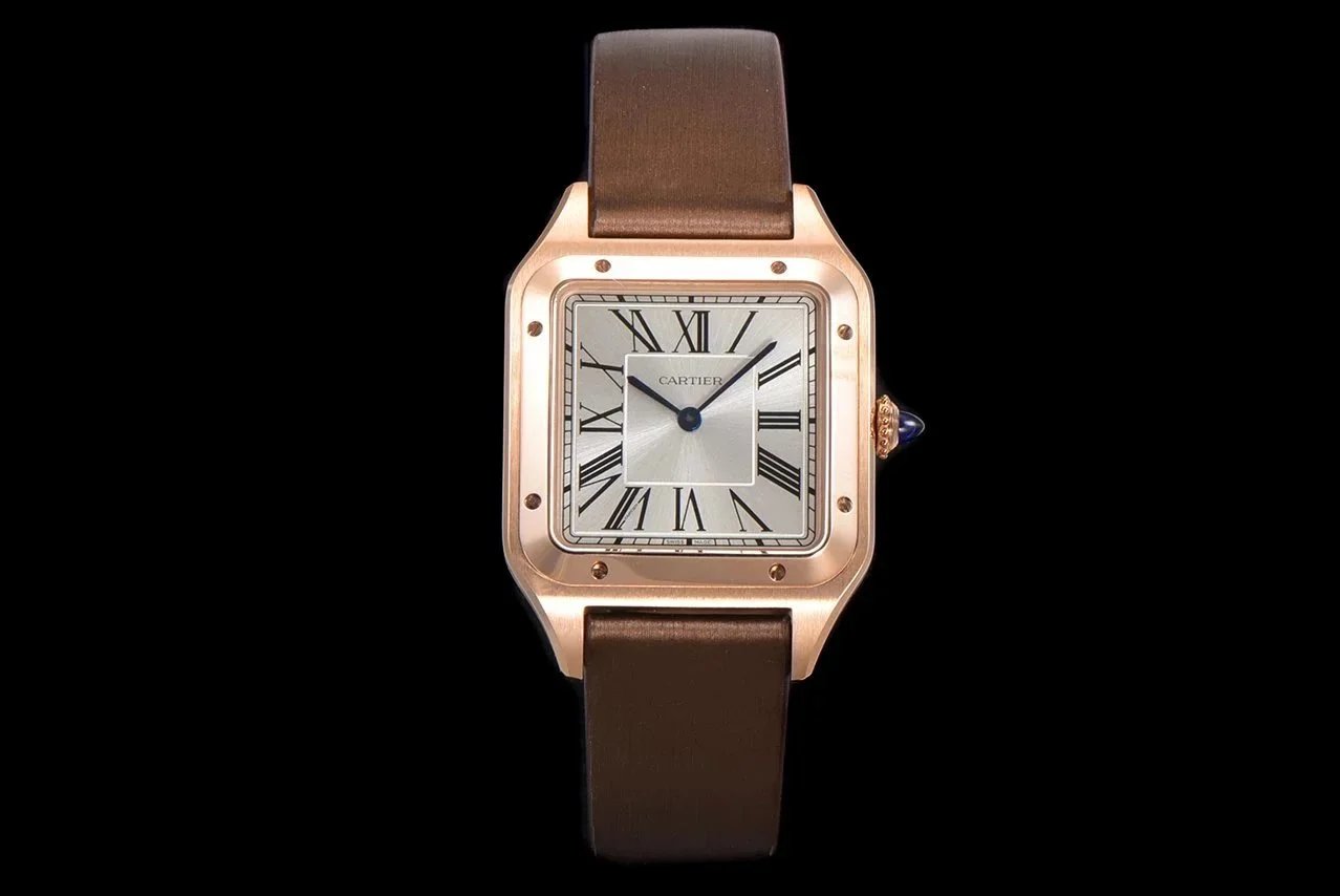 Cartier Santos Dumont Watch - Silver Dial