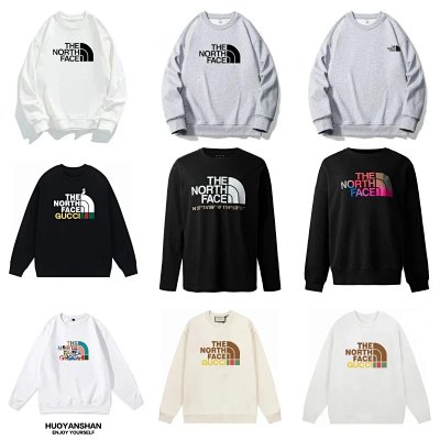 The North Face x Gucci Collaborative Logo Sweatshirts [40 styles]