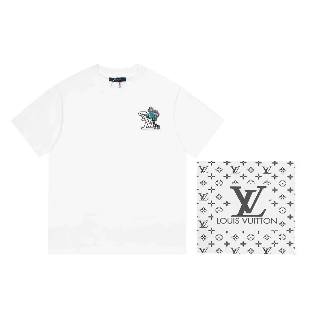 Louis Vuitton T-Shirts Graphic Print — 8