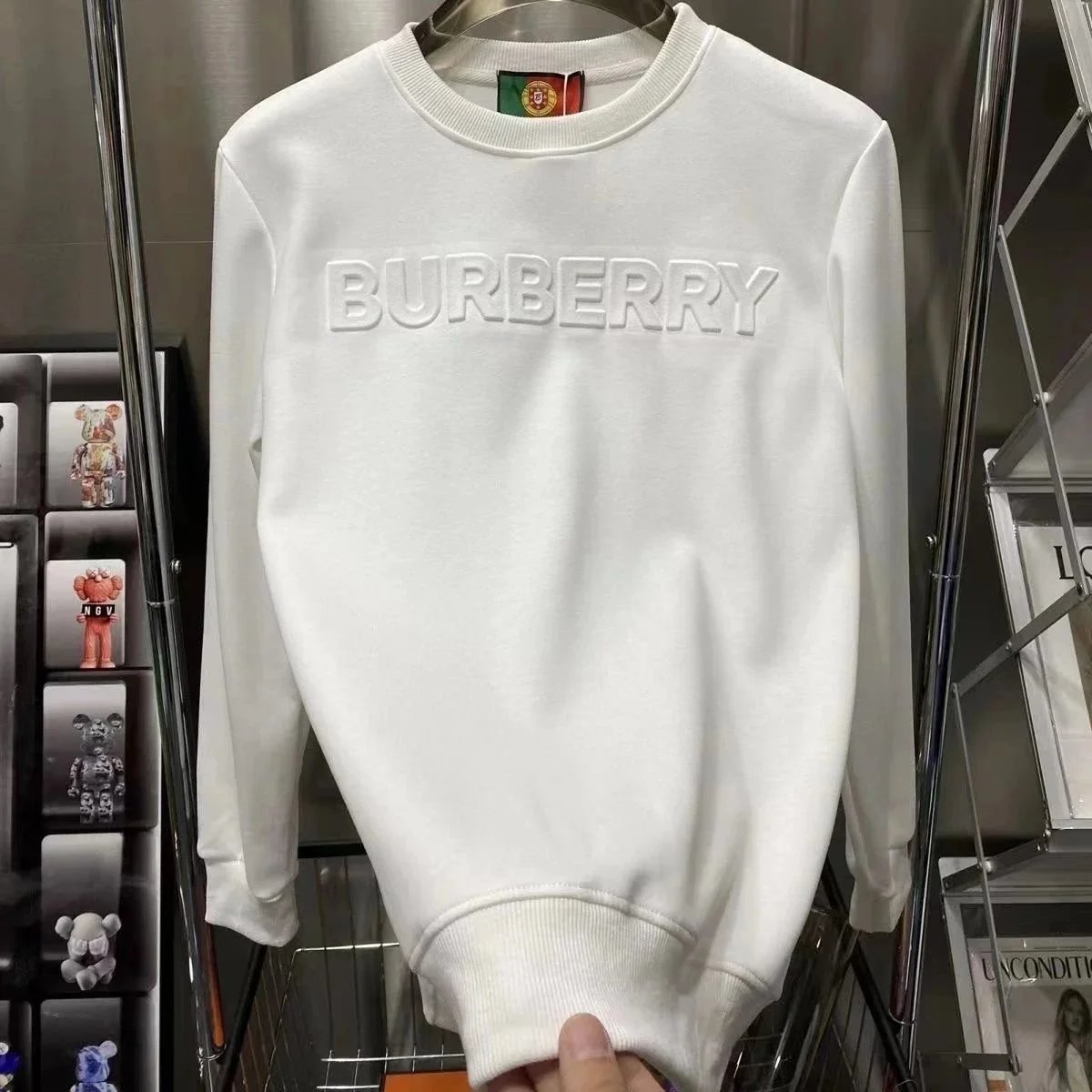 Burberry Hoodies & Sweatshirts Embroidered logo crewneck sweatshirt image 2