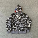 BAPE Shark Hoodie Full-Zip Camo Hooded Sweatshirt [15 styles]
