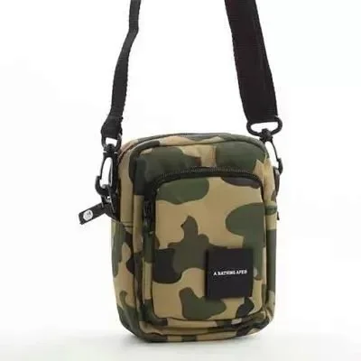 A Bathing Ape Crossbody Bags Black adjustable-cord pouch product detail image 4