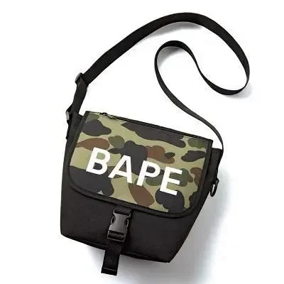 A Bathing Ape Crossbody Bags Black adjustable-cord pouch product detail image 10