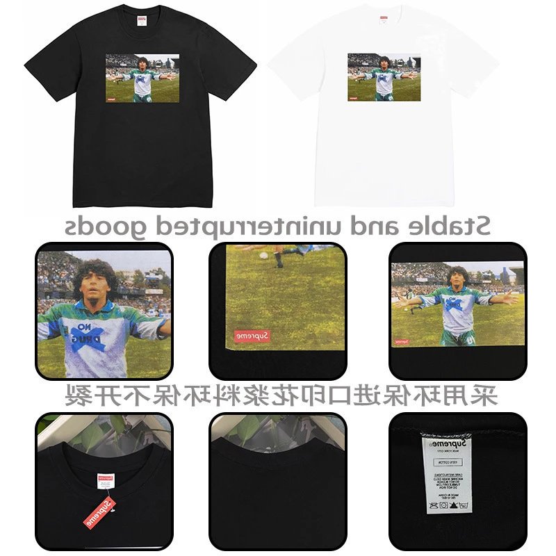 Supreme Paint T-shirt With Josh Smith Printed On The Back