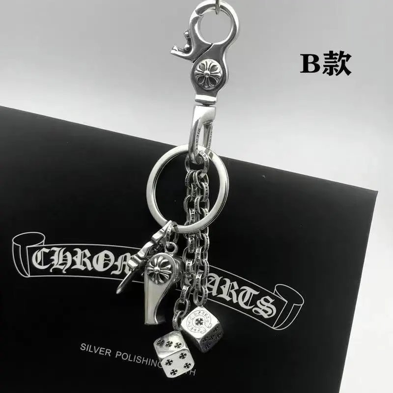 Retro Solid Die Keychain Bag Chain Gift Personalized