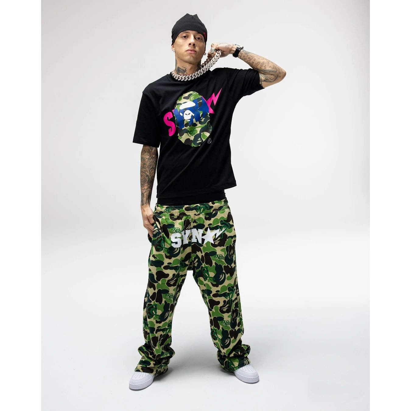 Central Cee Bape X Spotify X Syna Zip-Up Hoodie