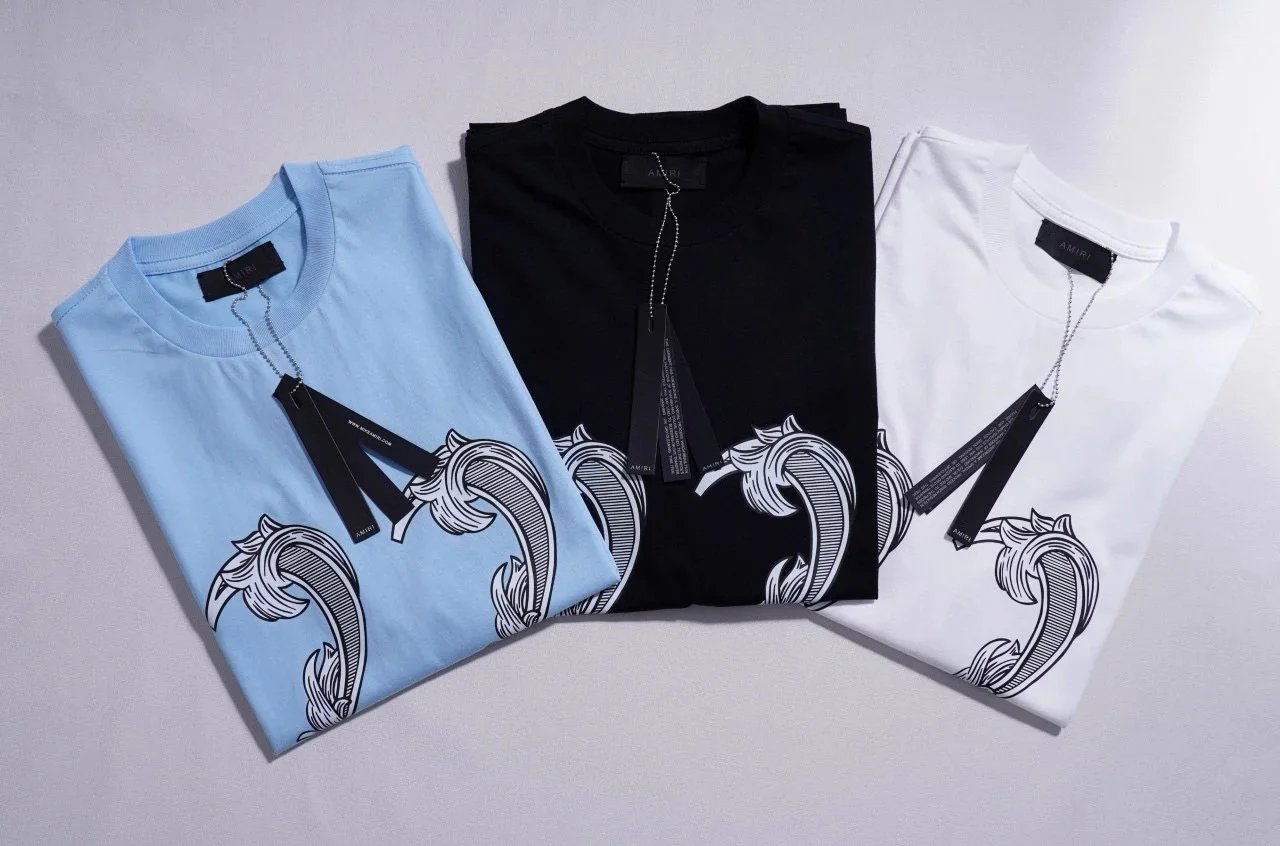 Digital Print Crew Neck T-Shirt