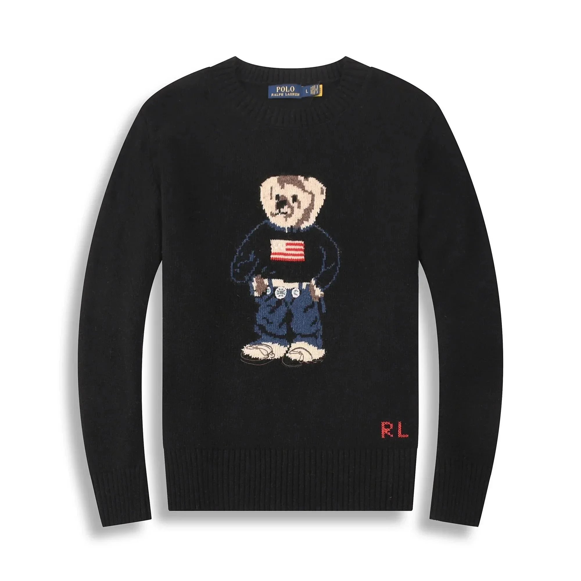 Bear  Cardigan Black