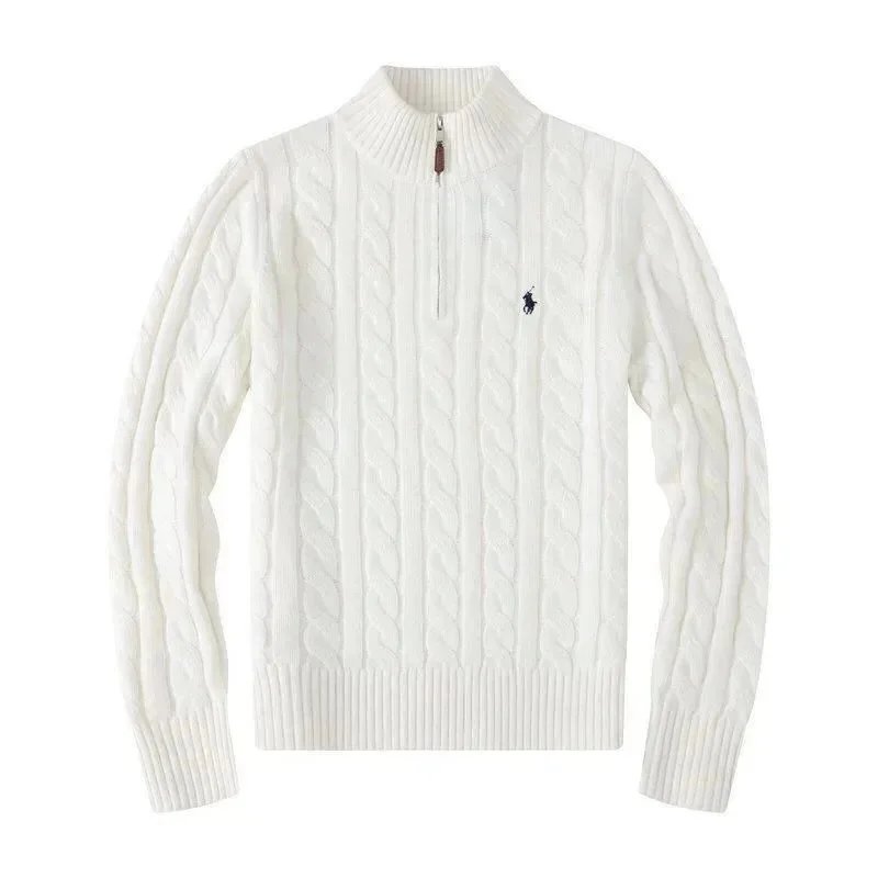 L Sweater Men's Zipper