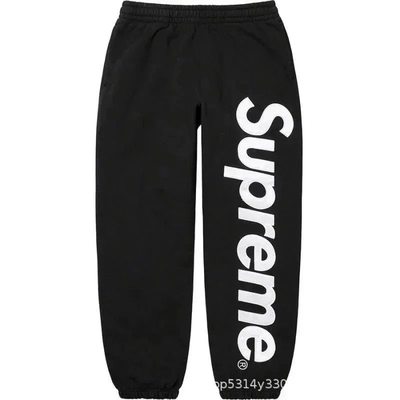 A309 big logo pants in black