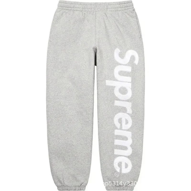 A309 Large Logo Pants in Grey