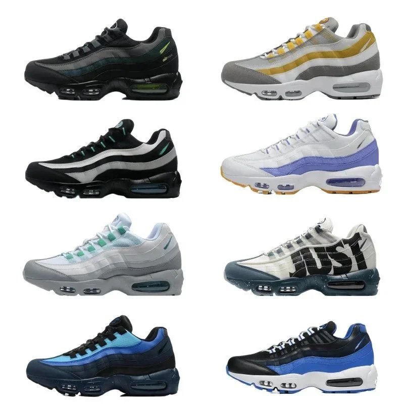 Putian Shoes Cross-Border Export New Air Max 95 Men's Sports Shoes Air Cushion Running Shoes Women's Shoes Wholesale