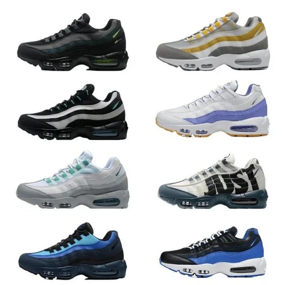 Putian Shoes Cross-Border Export New Air Max 95 Men's Sports Shoes Air Cushion Running Shoes Women's Shoes Wholesale