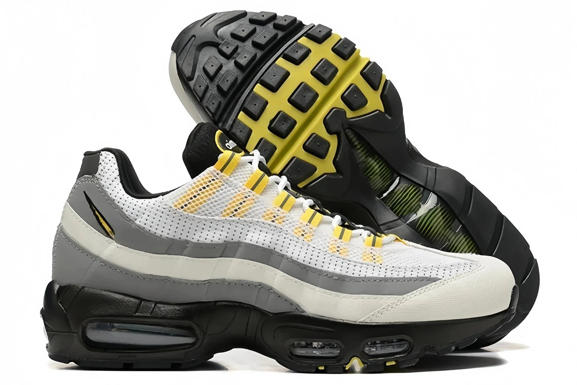 95-black and white yellow hook