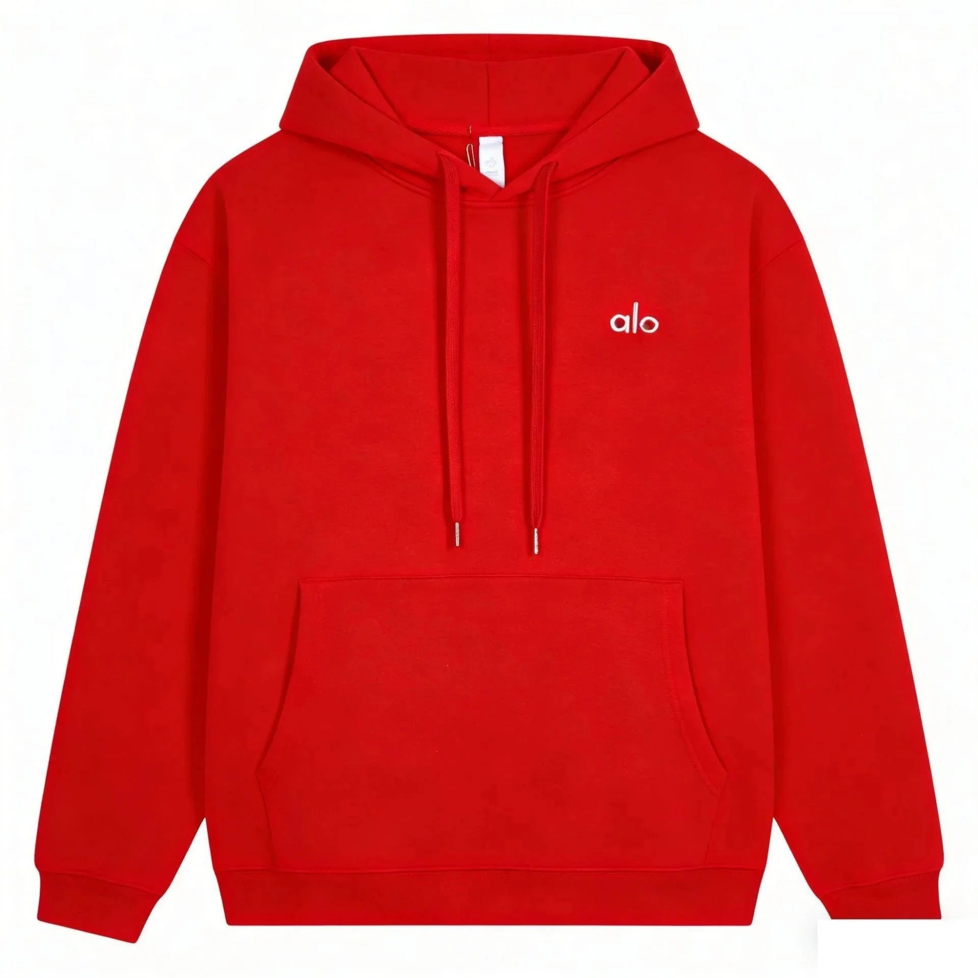 Bright Red Hooded