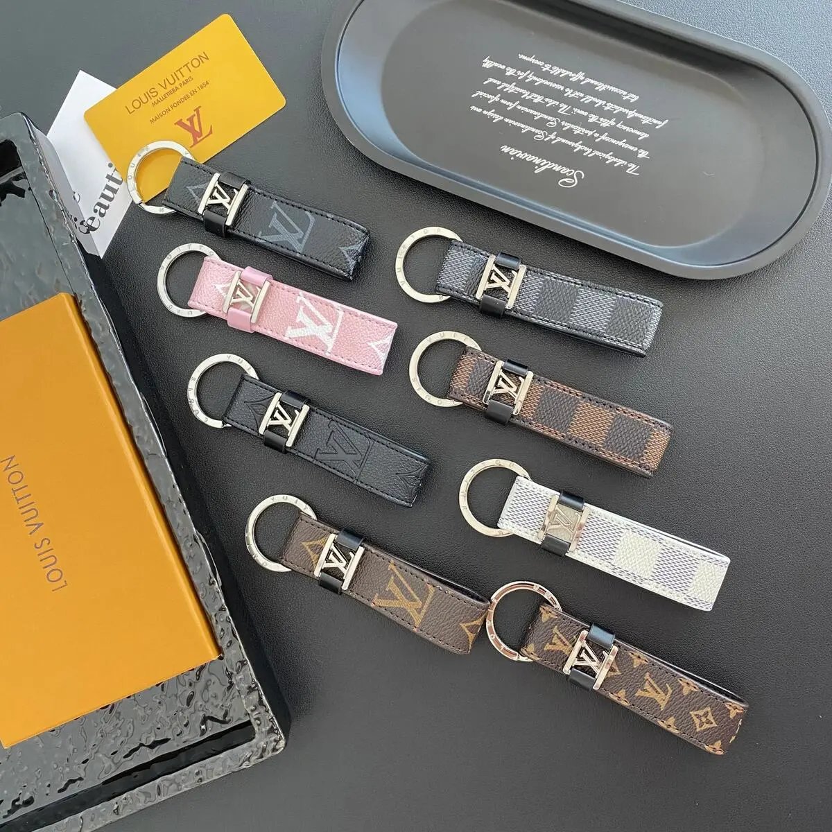 Silver and Colorful Keychain Collection-CY