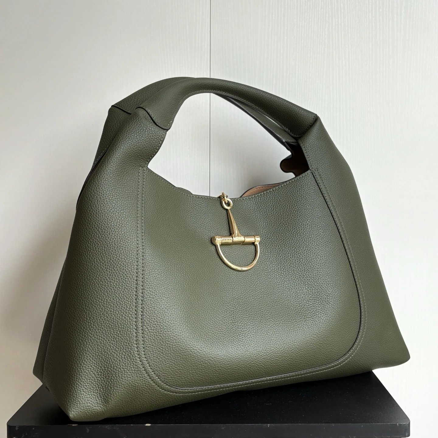 Gucci Jackie 1961 Small Black Grainy Leather Hobo Bag - 6