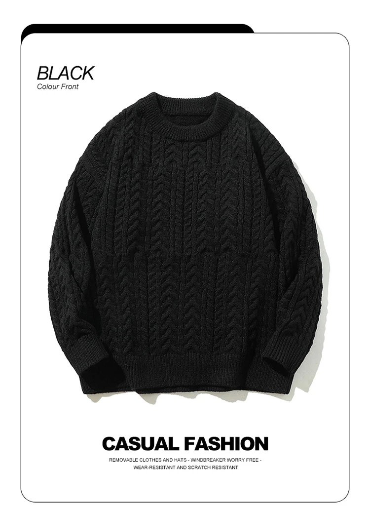 Cable Knit Half-Zip Turtleneck Sweater White - 50