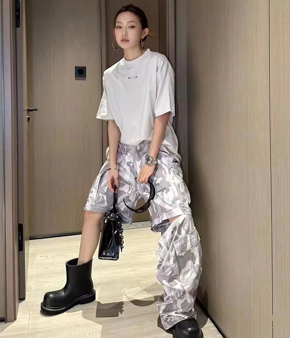 Balenciaga Camo Cargo Pants Gray product detail 2 in Litbuy spreadsheet finds