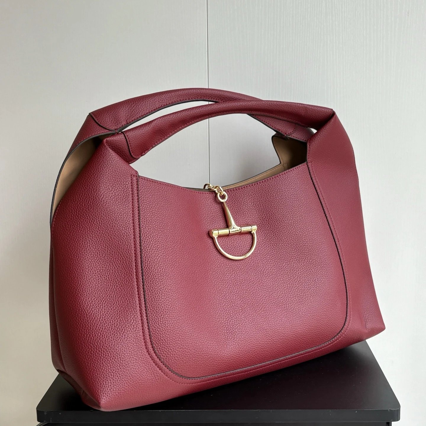Gucci Jackie 1961 Small Black Grainy Leather Hobo Bag - 16