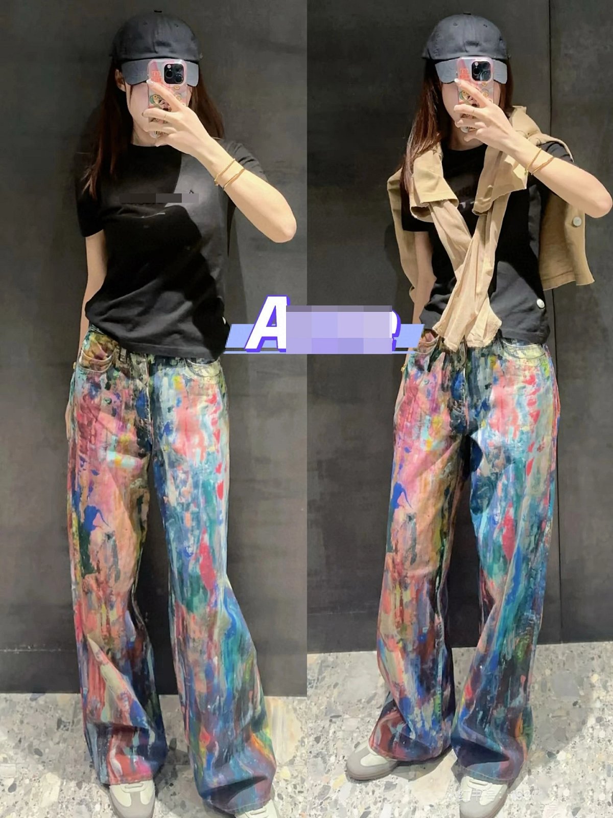 Design Wide-Leg Straight Black Denim Jeans product detail 43 in Litbuy spreadsheet finds