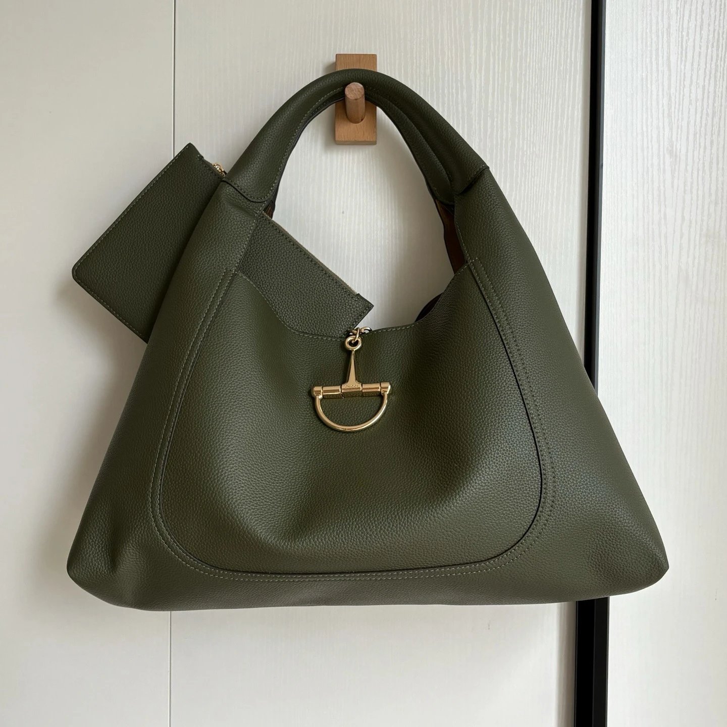 Gucci Jackie 1961 Small Black Grainy Leather Hobo Bag - 11