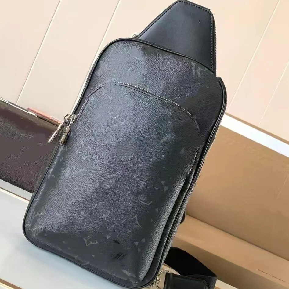 Louis Vuitton Damier Graphite Vertical Sling Bag Black - 6