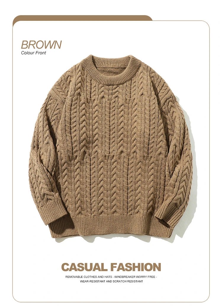 Cable Knit Half-Zip Turtleneck Sweater White - 49