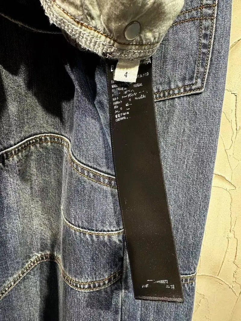 Design Wide-Leg Cargo Jeans with Floral Drawstring Light Wash Blue Jeans product detail 13 in Litbuy spreadsheet finds