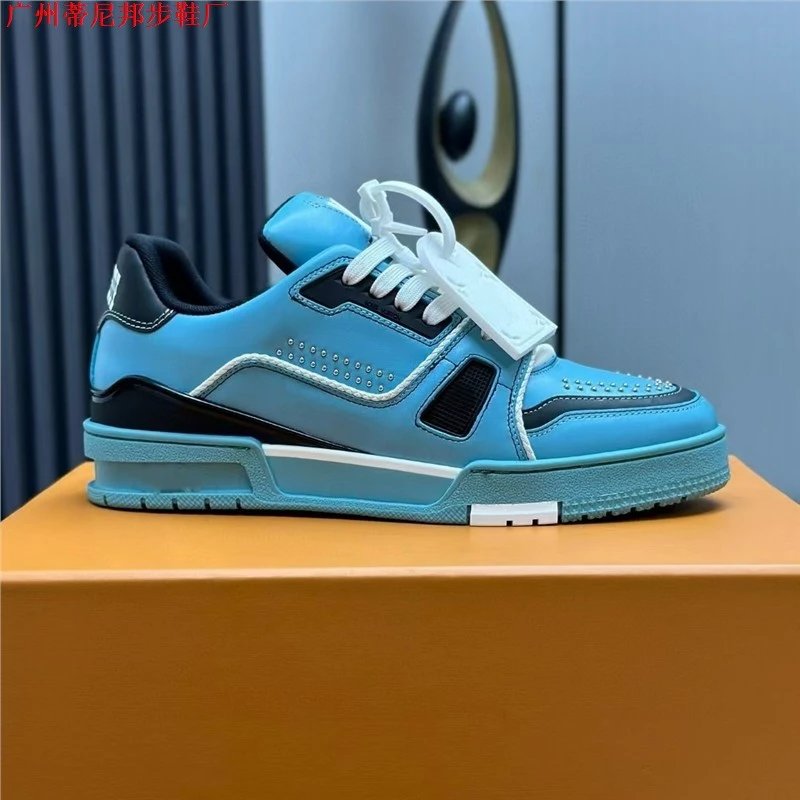 Off-White Industrial 1.0 Blue Sneakers Chunky Sneakers