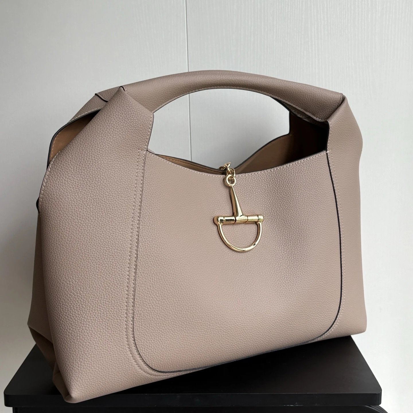 Gucci Jackie 1961 Small Black Grainy Leather Hobo Bag - 12