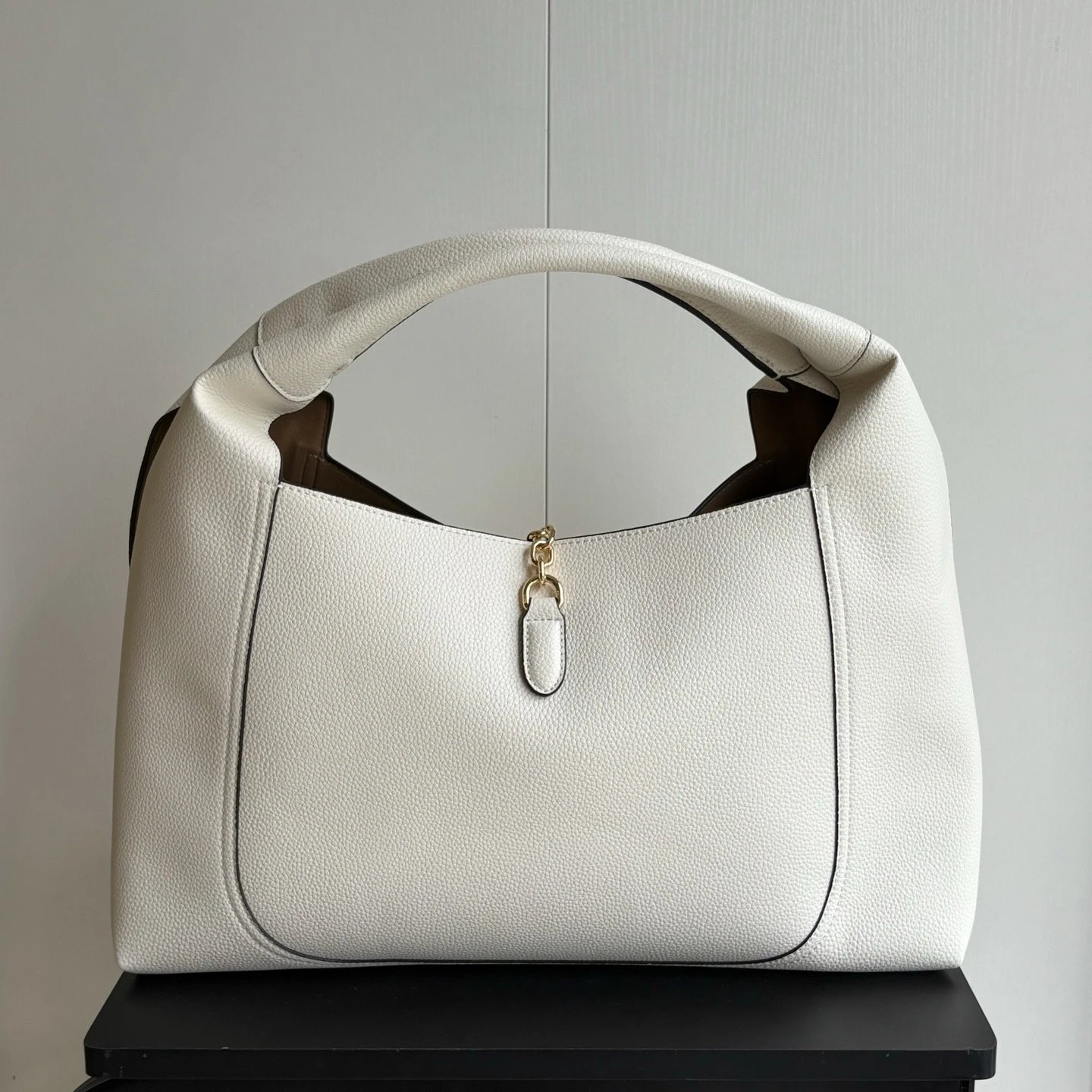 Gucci Jackie 1961 Small Black Grainy Leather Hobo Bag - 27
