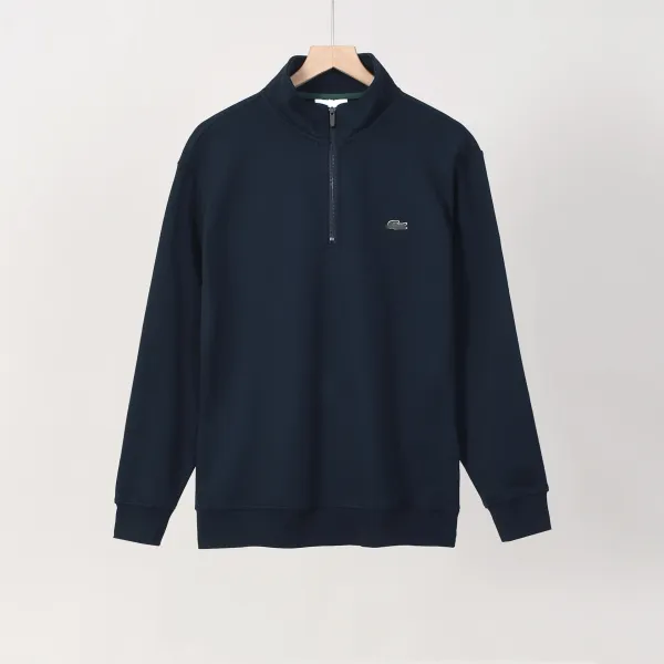 Lacoste Half-Zip Sweatshirt Navy - 1