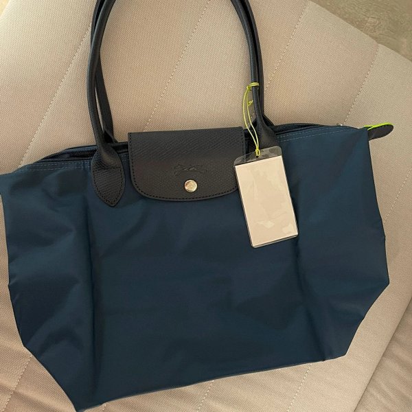 Longchamp Le Pliage Neo Navy Blue Tote Bag product listing in Litbuy spreadsheet finds