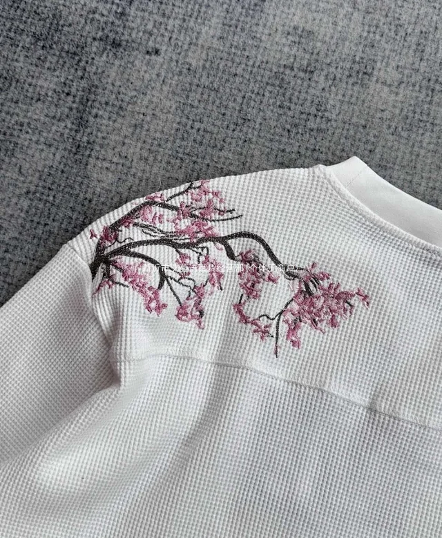 SCHYZE Jeans Straight-Leg Cherry Blossom Embroidered product detail image 36