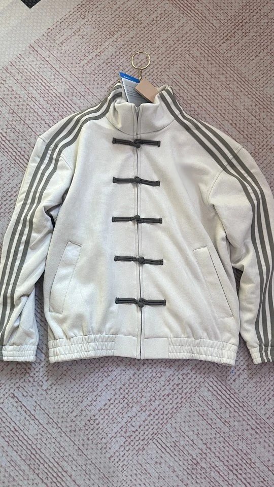 Adidas Originals Chinese Knot Jacket Red Outerwear product detail 5 in Litbuy spreadsheet finds