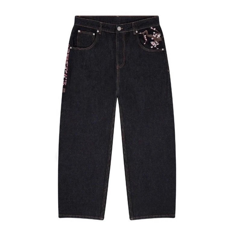 SCHYZE Jeans Straight-Leg Cherry Blossom Embroidered image 2