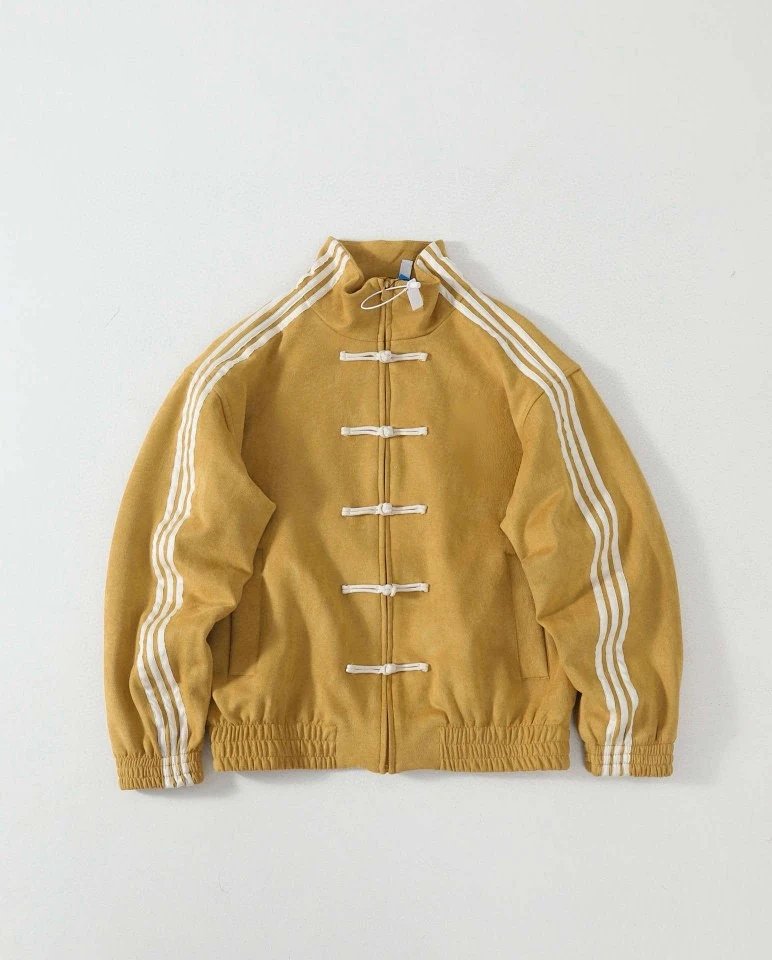 Adidas Originals Chinese Knot Jacket Red Outerwear product detail 2 in Litbuy spreadsheet finds